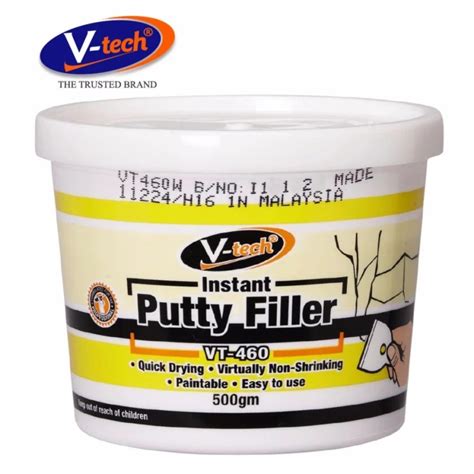 Vtech Instant White Putty Filler 500g – Singapore Online Home DIY Hardware Tools Shop | My Home ...