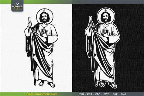 SAN JUDAS SVG Saint Judas St. Jude Thaddeus Svg Files for - Etsy