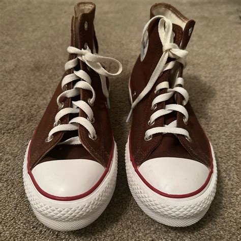 Converse Women's Brown Trainers | Depop