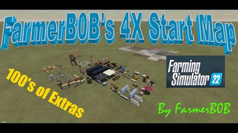 FarmerB0B's 4X Blank Start Map for FS22, Get it now and make your own ...