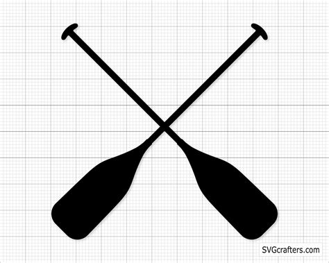 Crossed Paddles Svg, Kayak Paddle Svg, Paddle Svg, Kayak Svg, on Lake ...