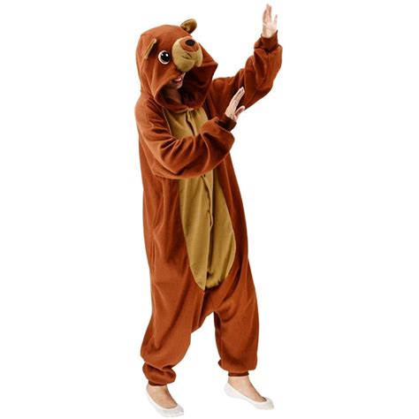 Teddy Bear Onesie Costume For Women & Men Unisex Style