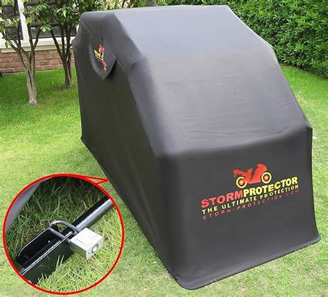 StormProtector® Lockable Standard Size Motorcycle Shelter Mobility ...