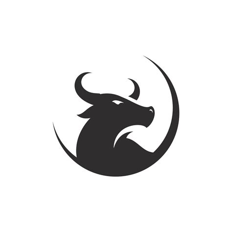 Bull head logo icon vector template design 3011417 Vector Art at Vecteezy