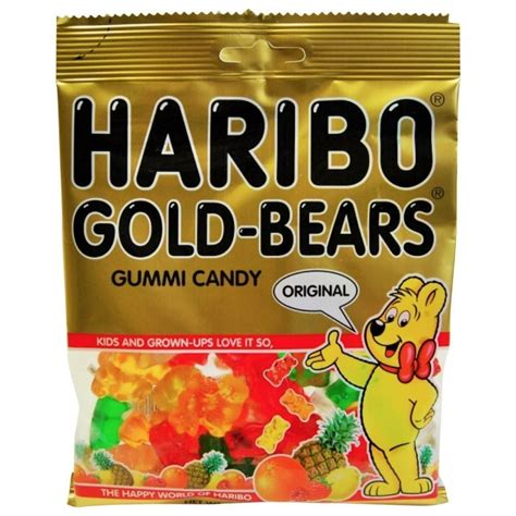 Haribo Gummi Candy, Original Gold-Bears, 5-Ounce Bags (Pack of 12) - Walmart.com - Walmart.com