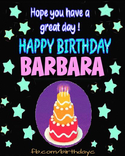 Happy Birthday BARBARA gif | Birthday Greeting | birthday.kim