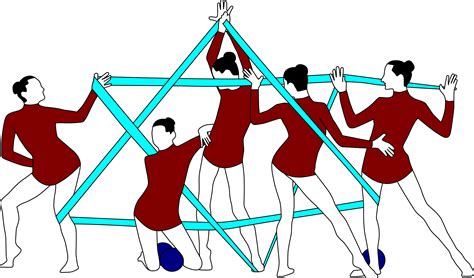 Gymnastics Clipart Aerobic Gymnastics Aerobic Transparent