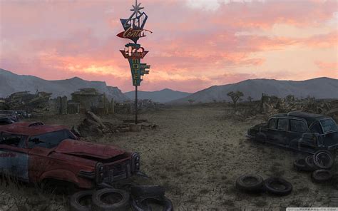 Fallout New Vegas Concept Art, junkyard HD wallpaper | Pxfuel