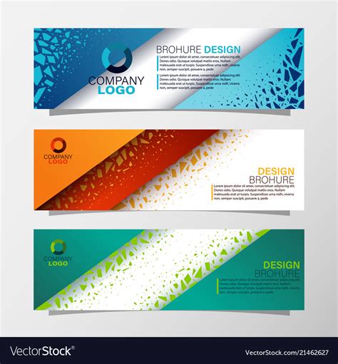 Leaflets 3 fold template Royalty Free Vector Image