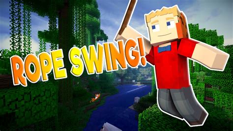 ROPE SWING BATTLES! Modded Minecraft w/JeromeASF - YouTube