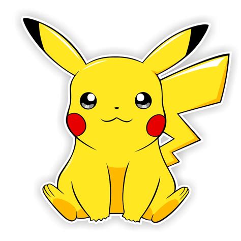 Pikachu Precision Cut Decal / Sticker