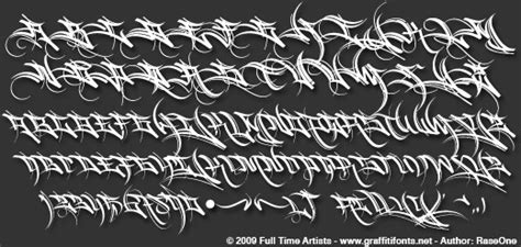 9 Gangster Font Alphabet Images - Gangster Letter Fonts, Graffiti ...