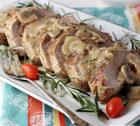 Pork Ribeye Roast with Mushroom Gravy | Renee's Kitchen Adventures