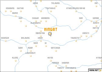 Mindat (Myanmar) map - nona.net