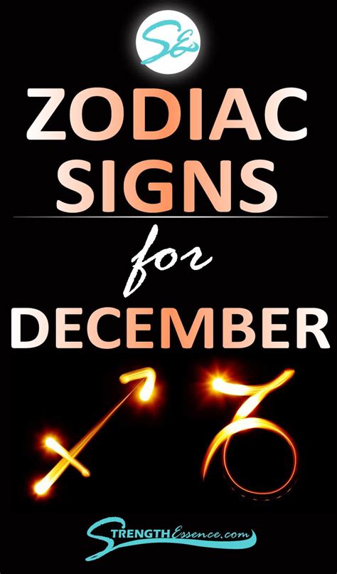 Zodiac Signs for December – (Astrology Dates, Symbols & Traits) 2020 ...