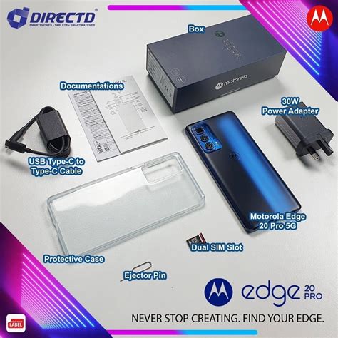 DirectD Retail & Wholesale Sdn. Bhd. - Online Store. MOTO Edge 20 Pro [12GB RAM | 256GB ROM] NP ...