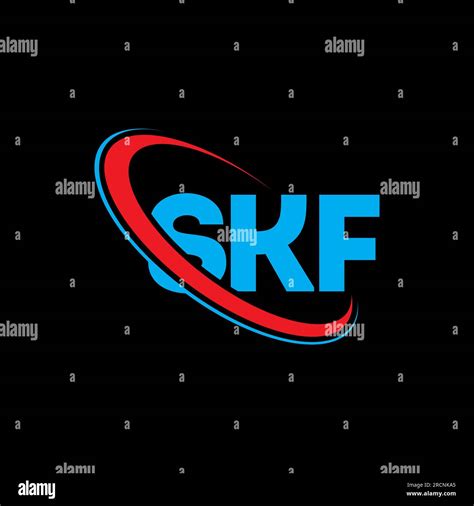 SKF logo. SKF letter. SKF letter logo design. Initials SKF logo linked ...