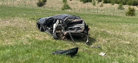 Driver crashes into Kansas Highway Patrol vehicle along I-70