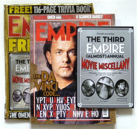 EMPIRE Magazine Issue 204 + Film Trivia Book Tom Hanks, Kurt Russell ...