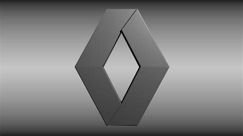 Renault logo free 3D Model .obj .blend - CGTrader.com