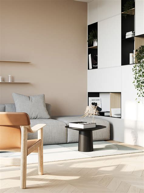 Cozy Minimalist Interior With A Muted Earthy Colour Palette