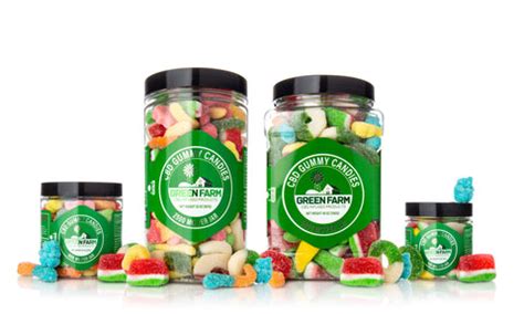 Green Farm CBD Gummies - Variety 500mg to 5000mg - Sunset CBD