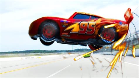 Cars 3 Full McQueen Crash Scene Remake - YouTube