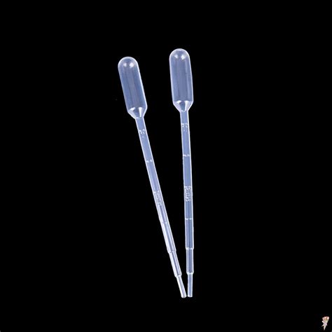 200PCS 1ML Transparent Pipettes Disposable Safe Plastic Eye Dropper Transfer Graduated Pipette ...