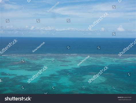 Aerial View Sky Antigua Island Coral Stock Photo 628257650 | Shutterstock