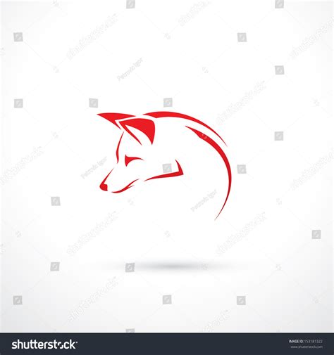 Fox Sign Vector Illustration Stock Vector (Royalty Free) 153181322 ...