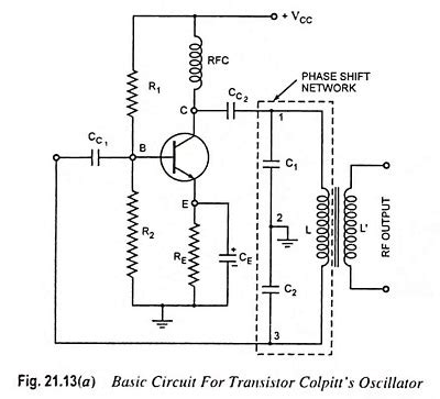 Colpitts Oscillator using Transistor Circuit - EEEGUIDE.COM