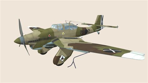 Junkers Ju 87 - 3D model by PepesGames [1545f0f] - Sketchfab