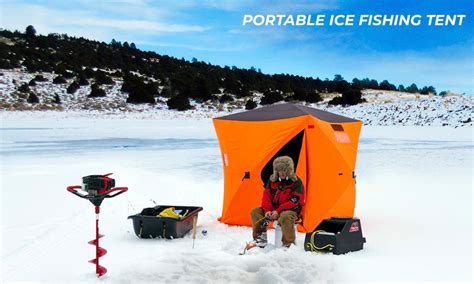 #️⃣ Portable ice fishing tent