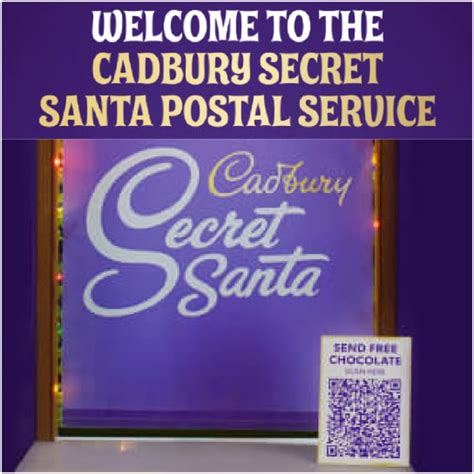 Cadbury Secret Santa Postal Service - Send a Free Chocolate Bar