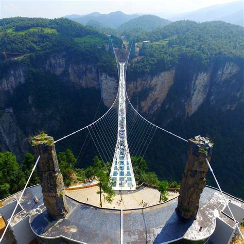 A visit to Zhangjiajie Glass Bridge China | Zhangjiajie, Glass bridge china, Aerial view