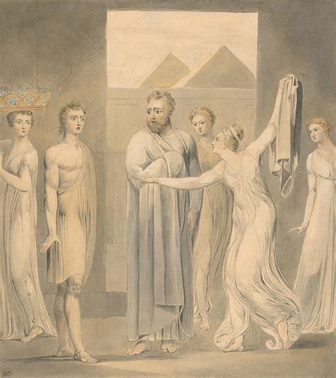 Joseph and Potiphar's Wife Painting by William Blake | Pixels