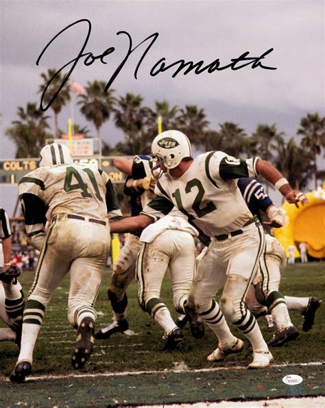 Lot Detail - Joe Namath Signed 16x20 New York Jets Super Bowl III ...