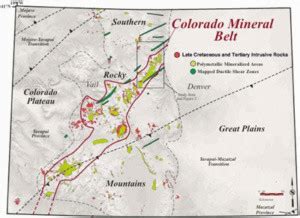 Colorado Gold Mines Map