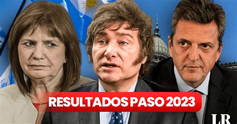 Resultados gob ar | Resultados oficiales PASO 2023: ¿Cómo salieron las ...