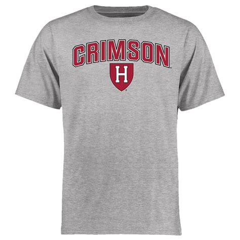 Men's Ash Harvard Crimson Proud Mascot T-Shirt