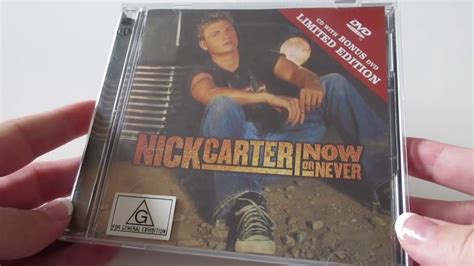 Unboxing: Nick Carter - Now Or Never Limited Edition CD + DVD album (Backstreet Boys) (2002 ...