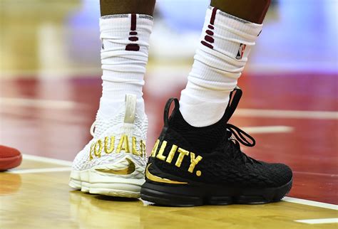 LeBron James wears special 'Equality' shoes in Cavaliers' game in ...