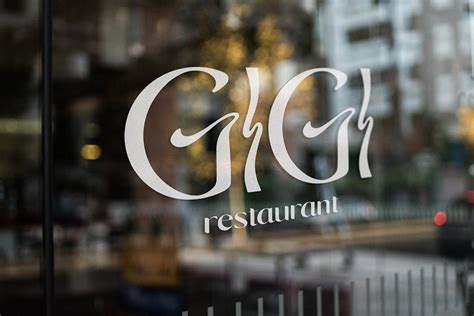 GIGI restaurant brand id :: Behance