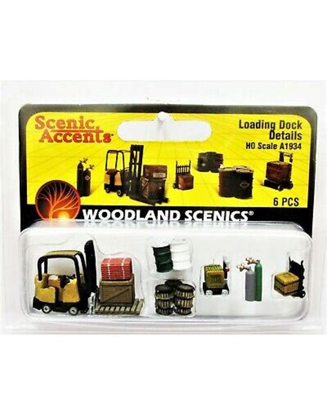 WOODLAND SCENICS - FIGURES & ACCENTS - HO SCALE A1934 Loading Dock Details WO1934