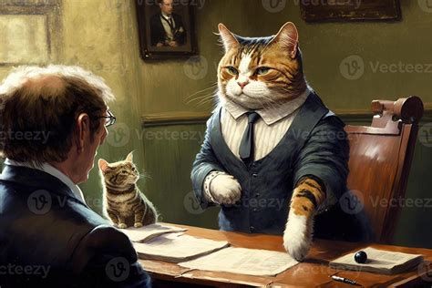 gato como abogado a el Corte tribunal que se discute el caso ...