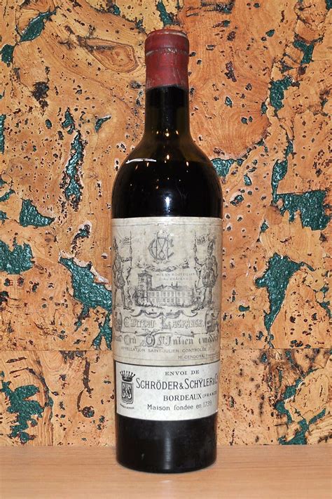 Chateau Lagrange Bordeaux Saint-Julien Grand Cru 1952