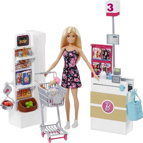 Snapklik.com : Barbie Doll, Blonde, And Grocery Store