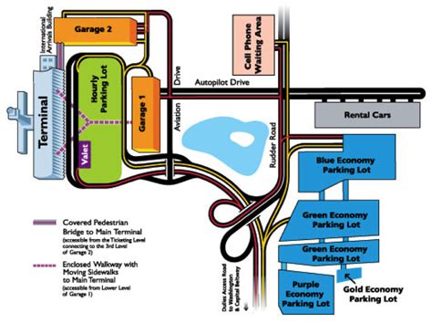 dulles airport parking map | Airport Parking Guides