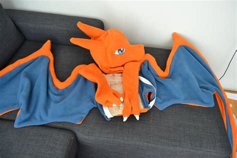 Charizard Costume WIP wongs, head and hands by Mariannj.deviantart.com ...