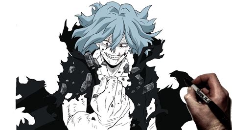 How To Draw Shigaraki Tomura | Step By Step | My Hero Academia - YouTube